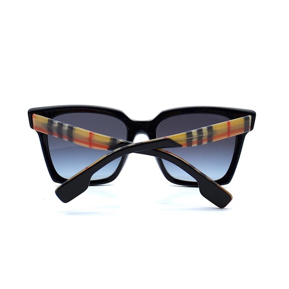 NEW BURBERRY BE4335 MAPLE 39298G BLACK GREY GRADIENT AUTHENTIC SUNGLASSES - Picture 6 of 13